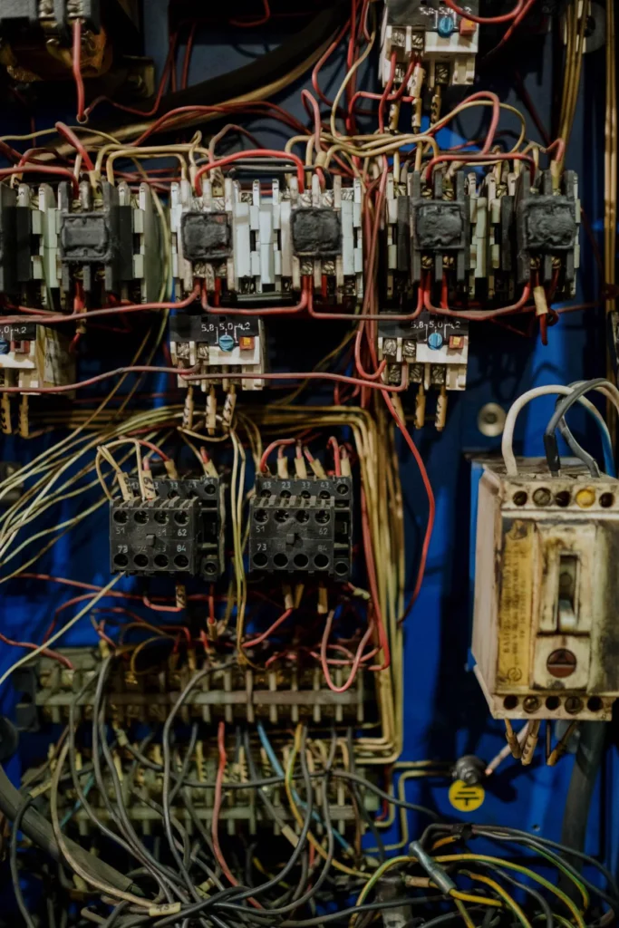 Electrician in Multan servicing a DB box